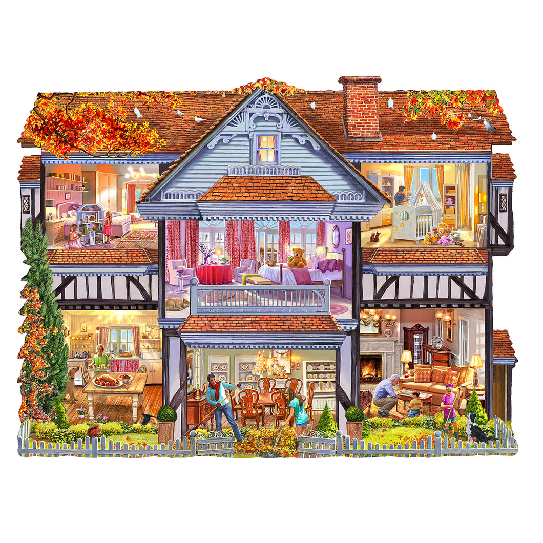 Autumn country house