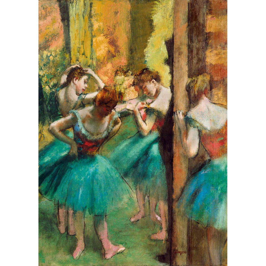 Dancers, pink and green 1890