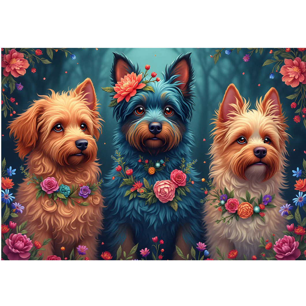 Dog trio
