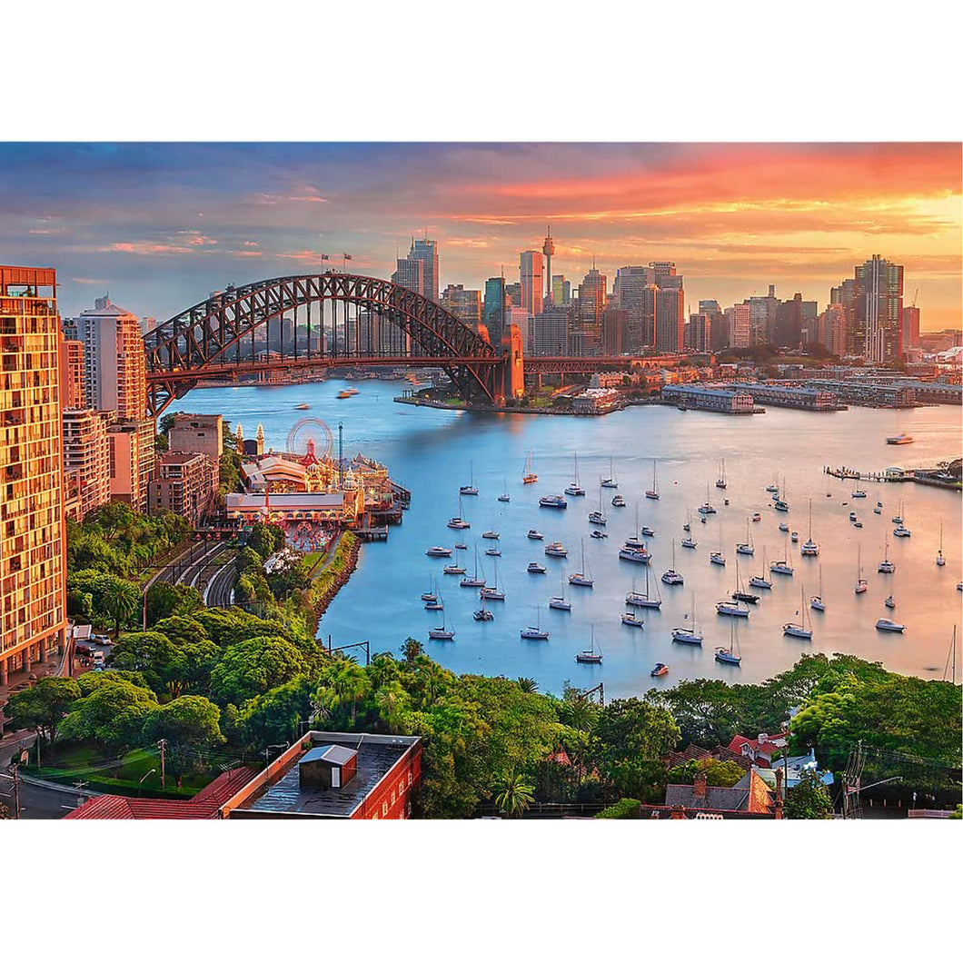 En vy över Sydney