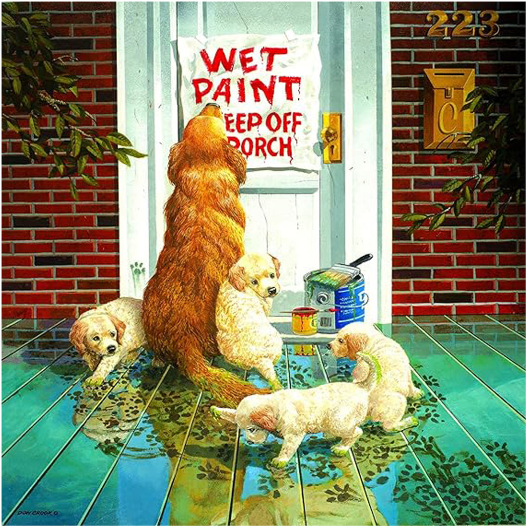 Wet paint