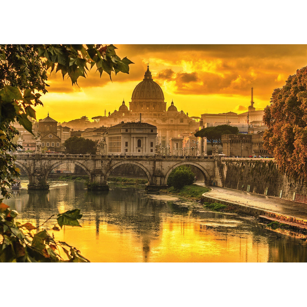 Gyllene ljus över Rom