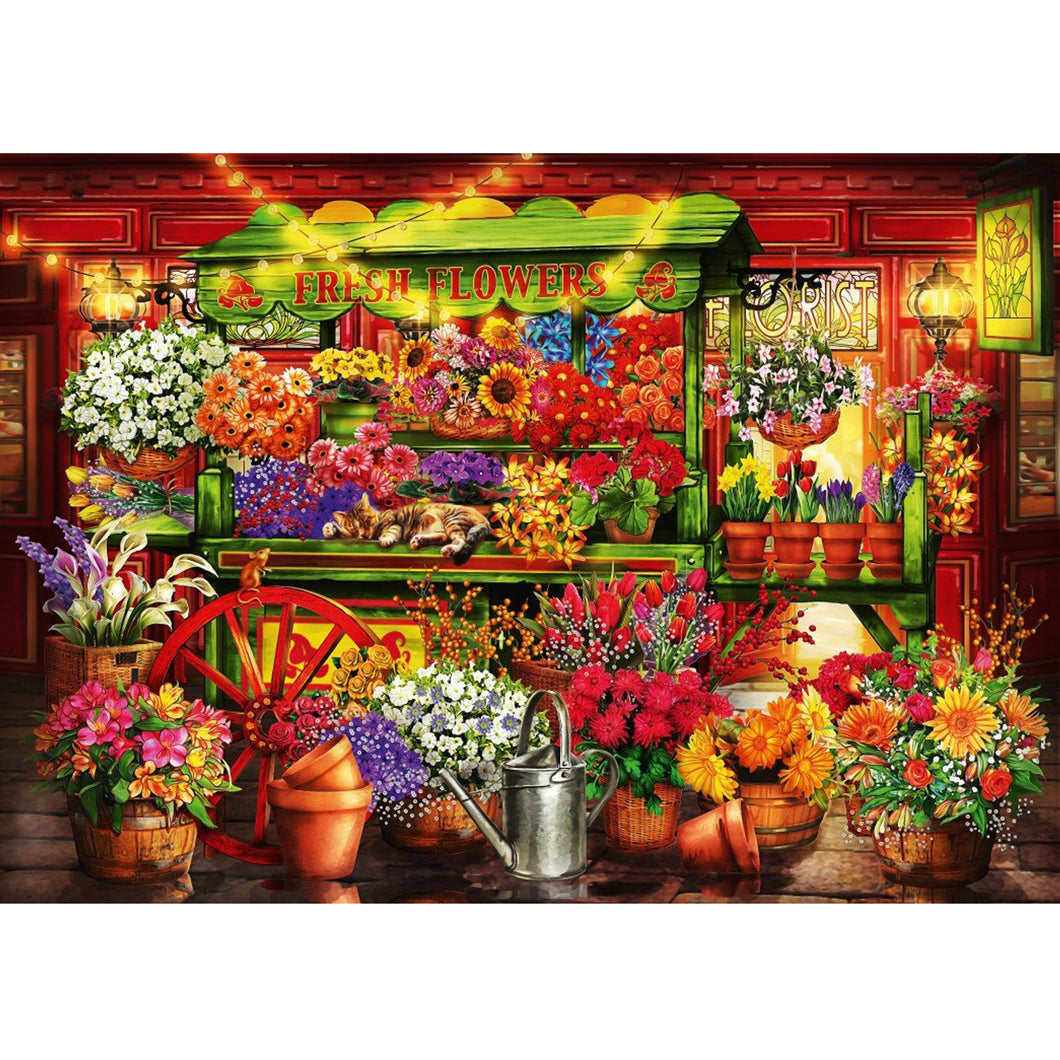 Flowermarket stall
