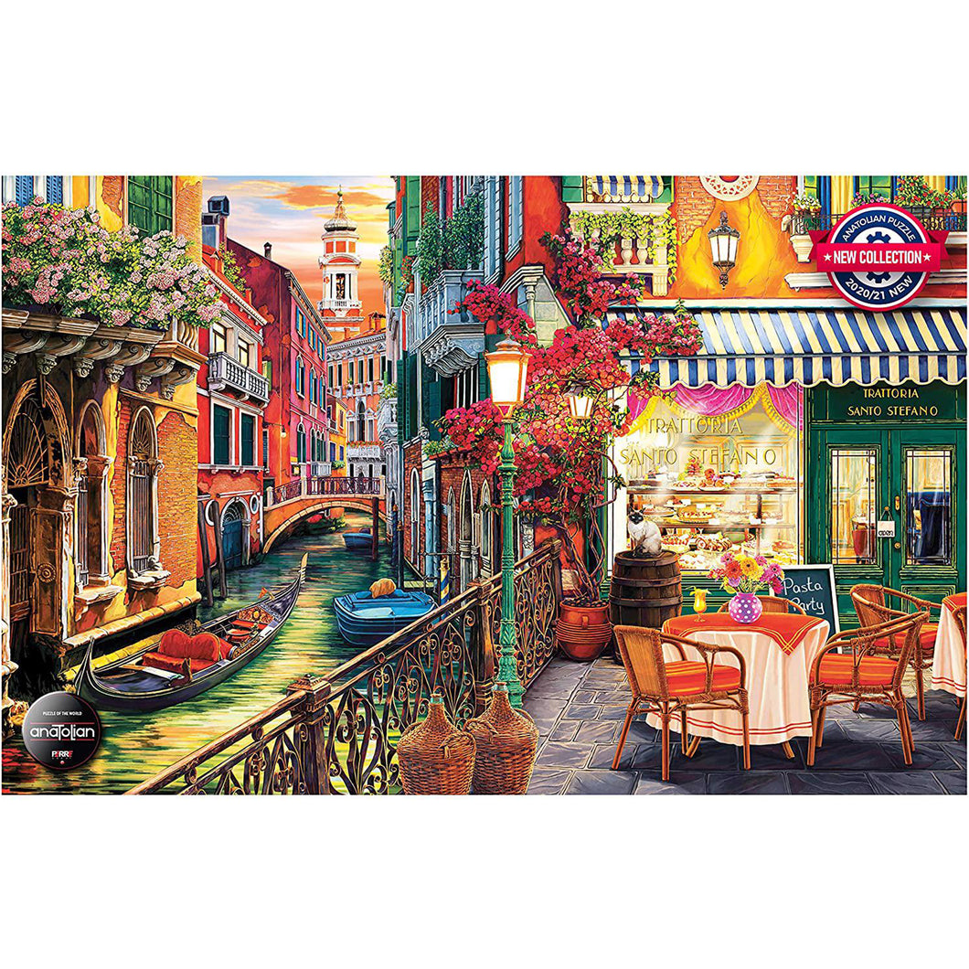 Ett kafé i Venedig