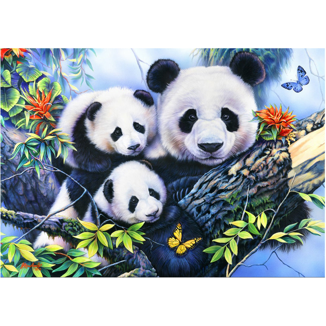 Pandafamiljen