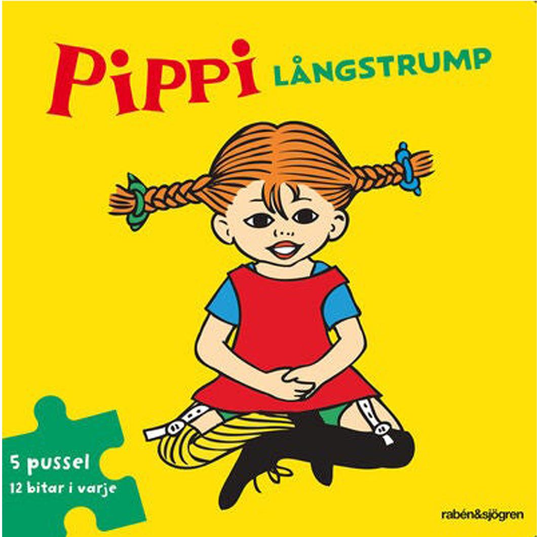 Pippi Långstrump pusselbok