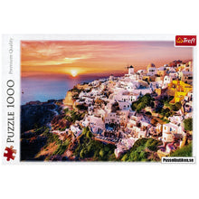 Ladda upp bild till gallerivisning, Solnedgång över Santorini
